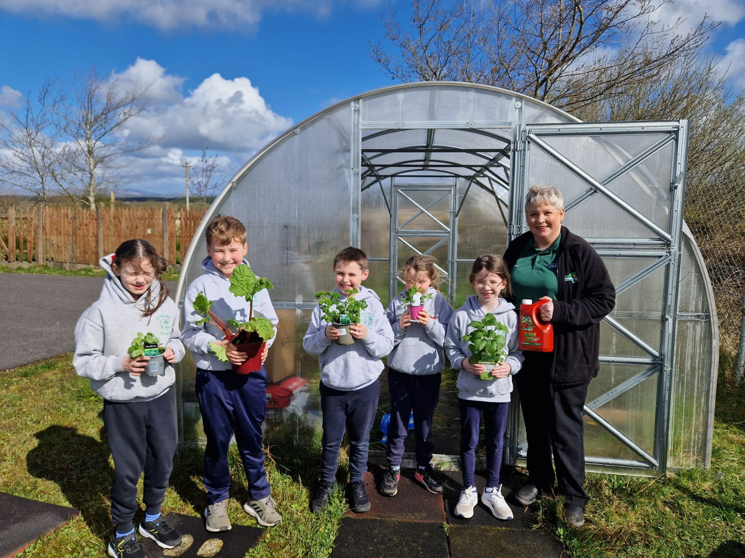 Visiting St. Colman's National School Derrinabroc