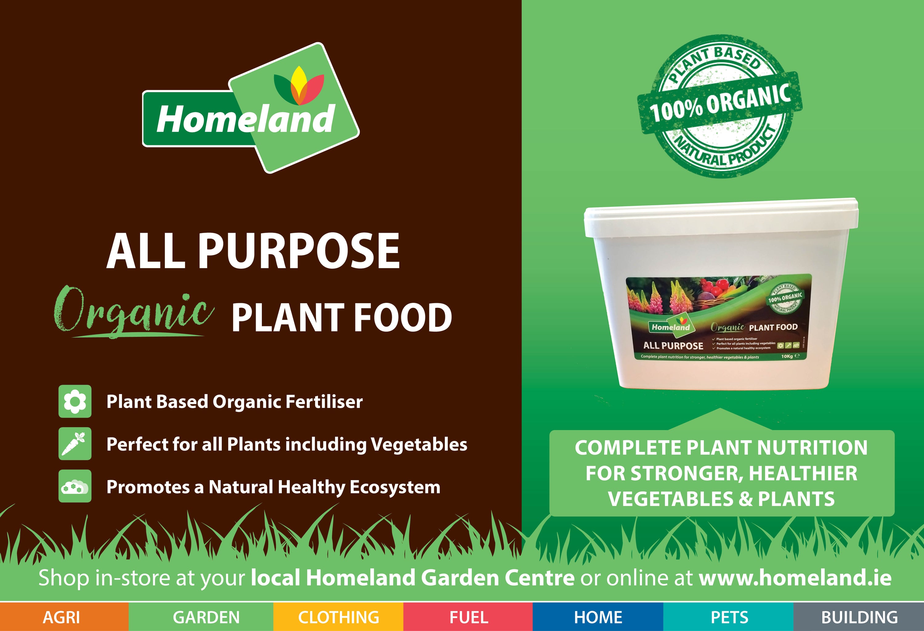 NEW PRODUCT - Homeland Organic All Purpose Plant Food