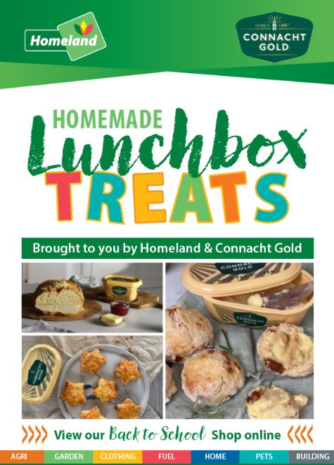 Homeland & Connacht Gold - Back To School Recipes