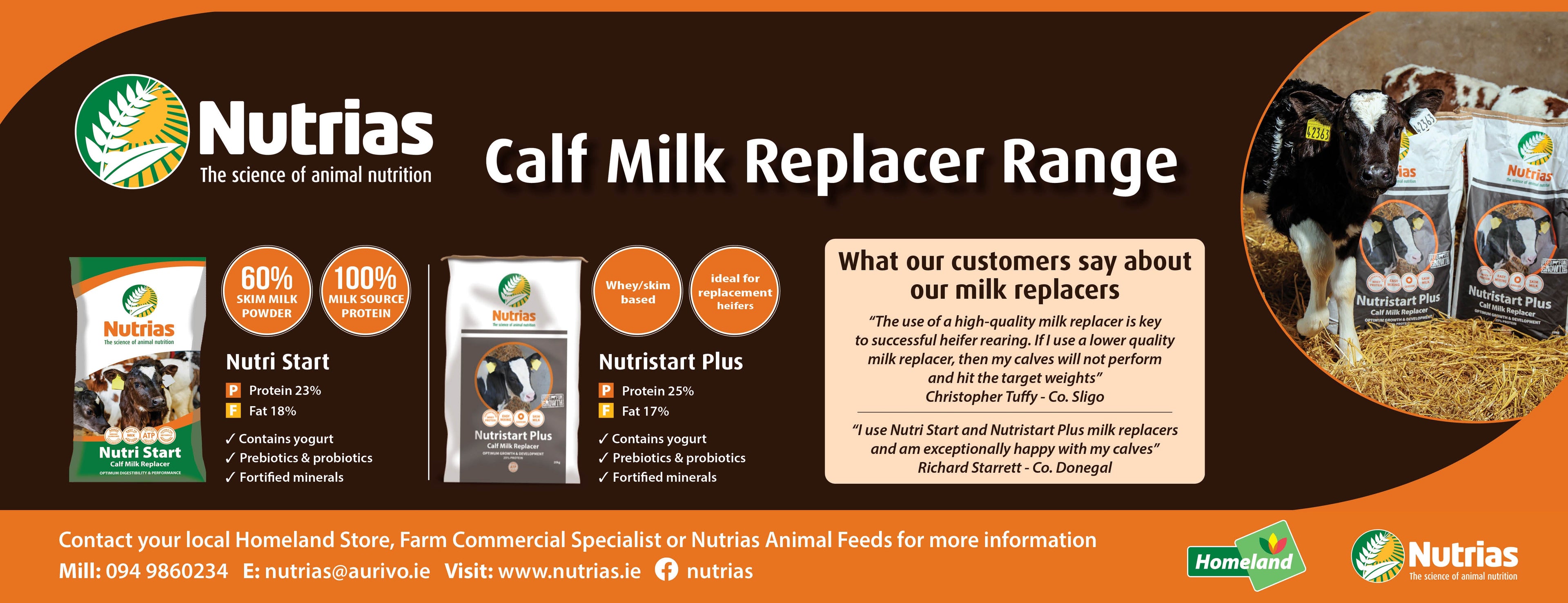 Colostrum & Milk Replacers