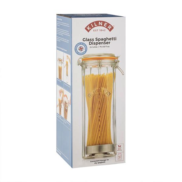 Kilner Facetted Spaghetti Dispenser 2.2 Litre