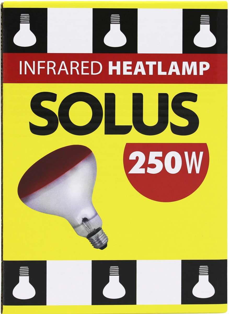 Solus 250W ES R125 Infra Red Heat Lamp