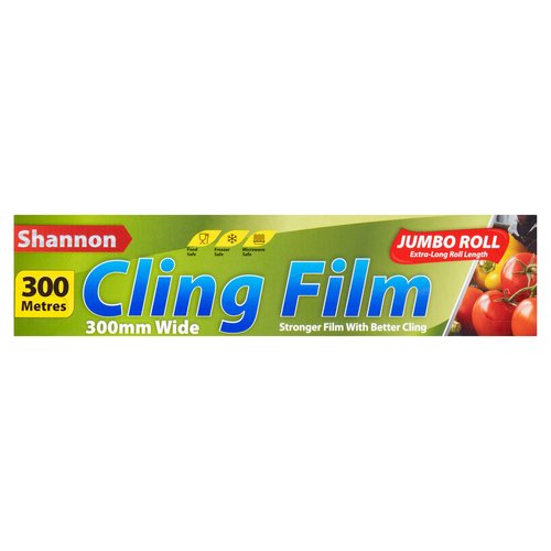 Shannon Cling Film Jumbo Roll - 300mm 300m