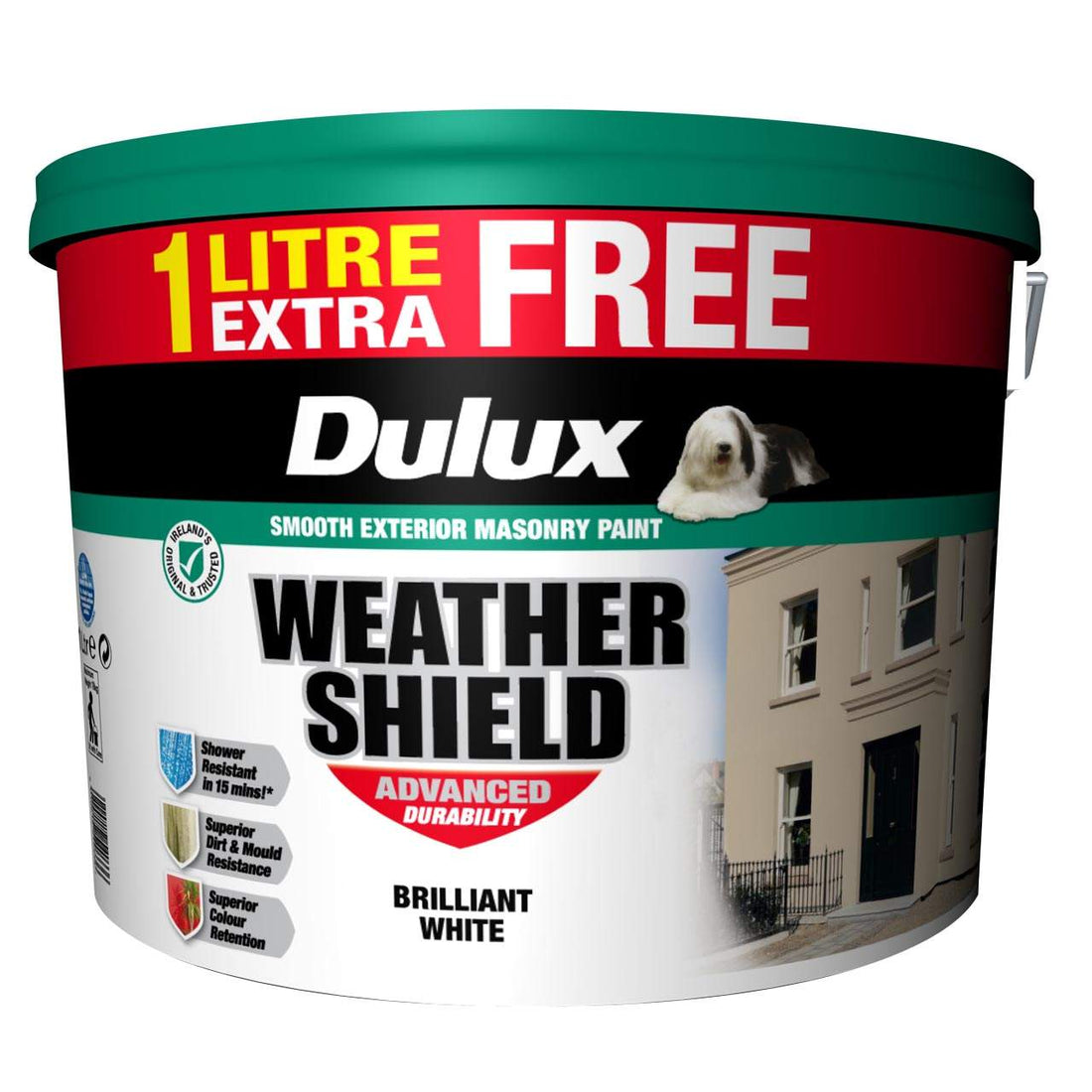 Dulux Weathershield Paint White - 10L