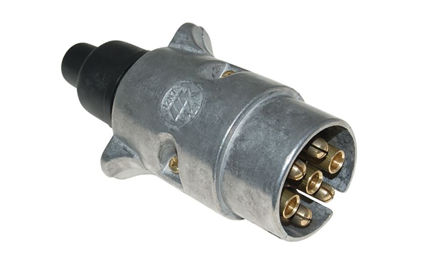 Aluminium 7 Pin 12volt Plug