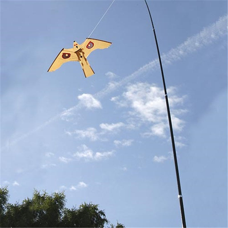 Bird Scaring Hawk &amp; Terror Kite Kit + Pole