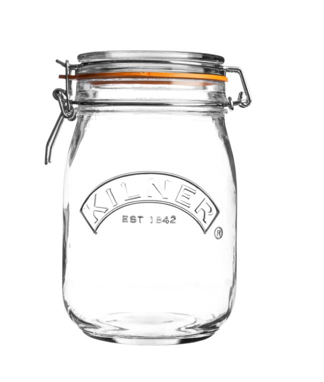 Kilner Clip Top Round Jar 1 Litre