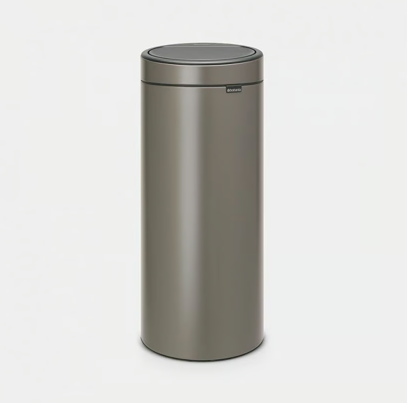 Brabantia 30ltr Touch Bin Platinum