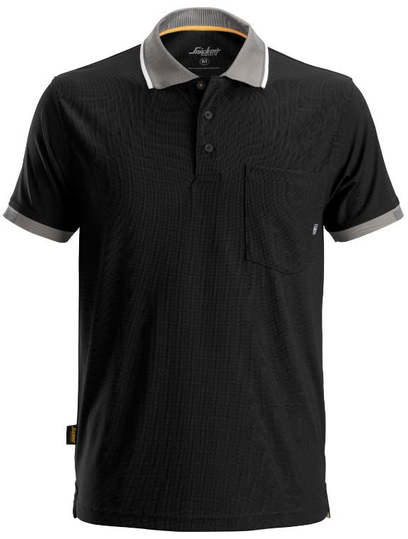 Snickers AllroundWork, 37.5® Tech SS Polo Shirt  Black