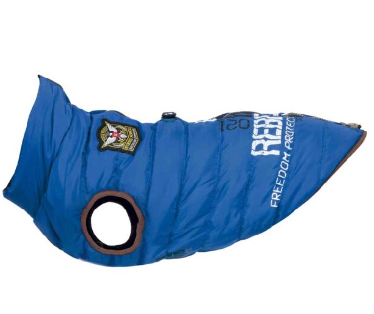 Trixie Saint-Malo Dog Coat with Harness Blue