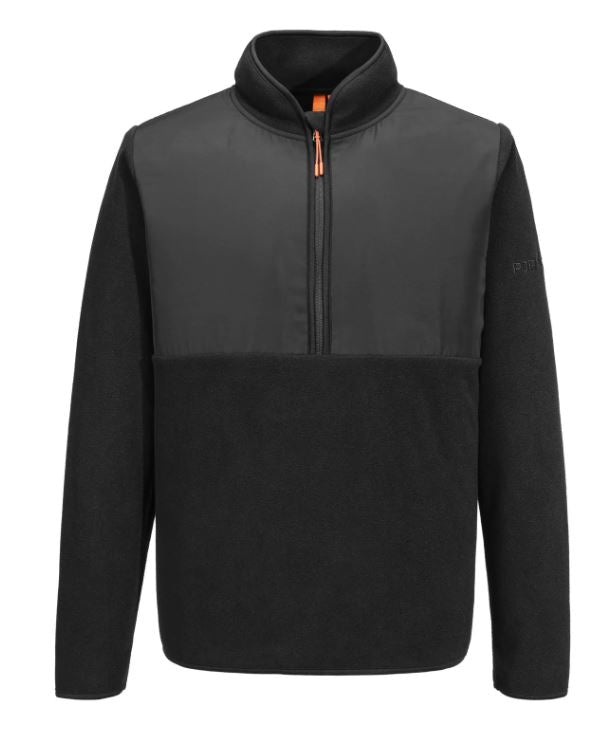 Portwest Mens Broadhaven Fleece - Black