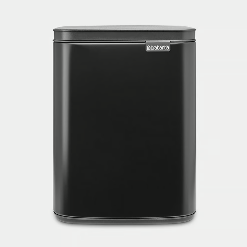 Brabantia Bo Waste Bin 7ltr Matt Black