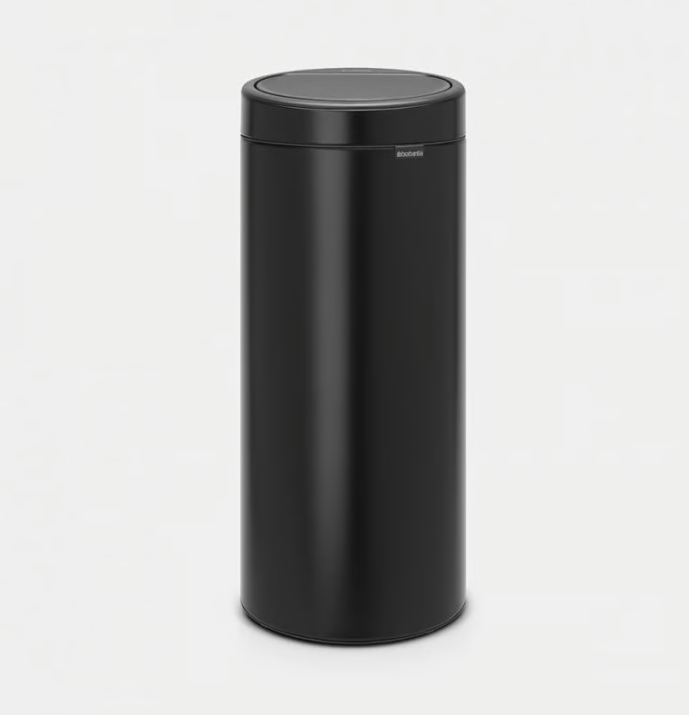 Brabantia 30ltr Touch Bin Matt Black – homeland-ie