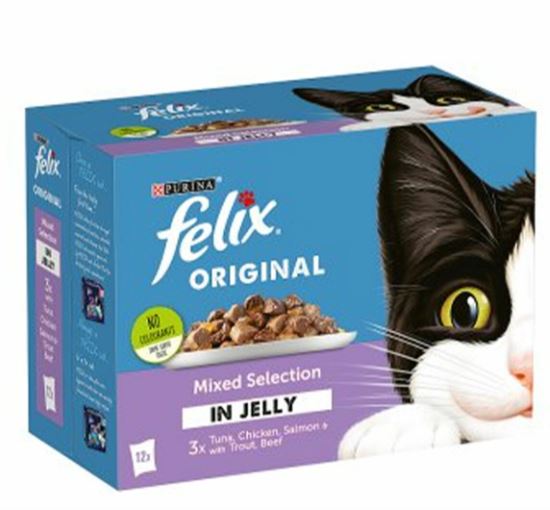 Felix Mixed Pouch Jelly 12 x 100g