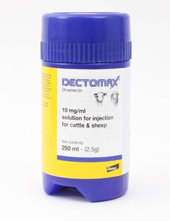 Dectomax Cattle &amp; Sheep Injection 250ml