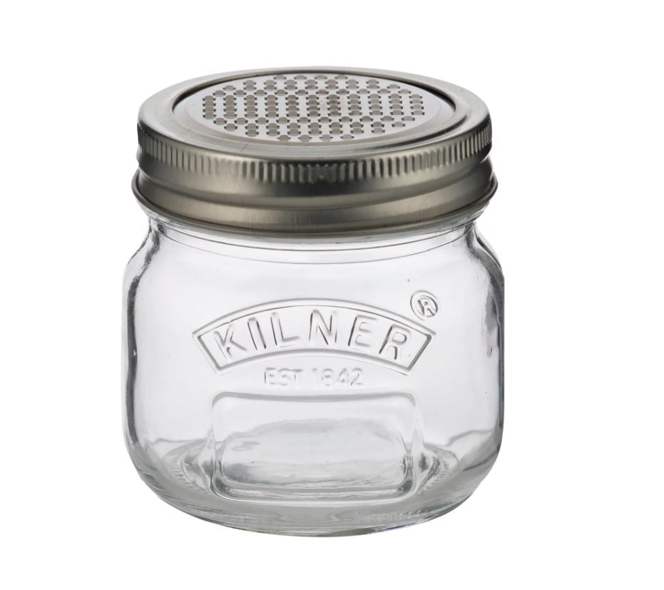 Kilner Storage Jar &amp; Fine Grater Lid 0.25 Litre