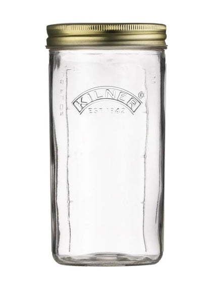 Kilner Wide Mouth Preserve Jar 1 Litre