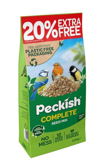 Peckish Complete Bird Seed Mix 1.7kg + 20% Extra Free