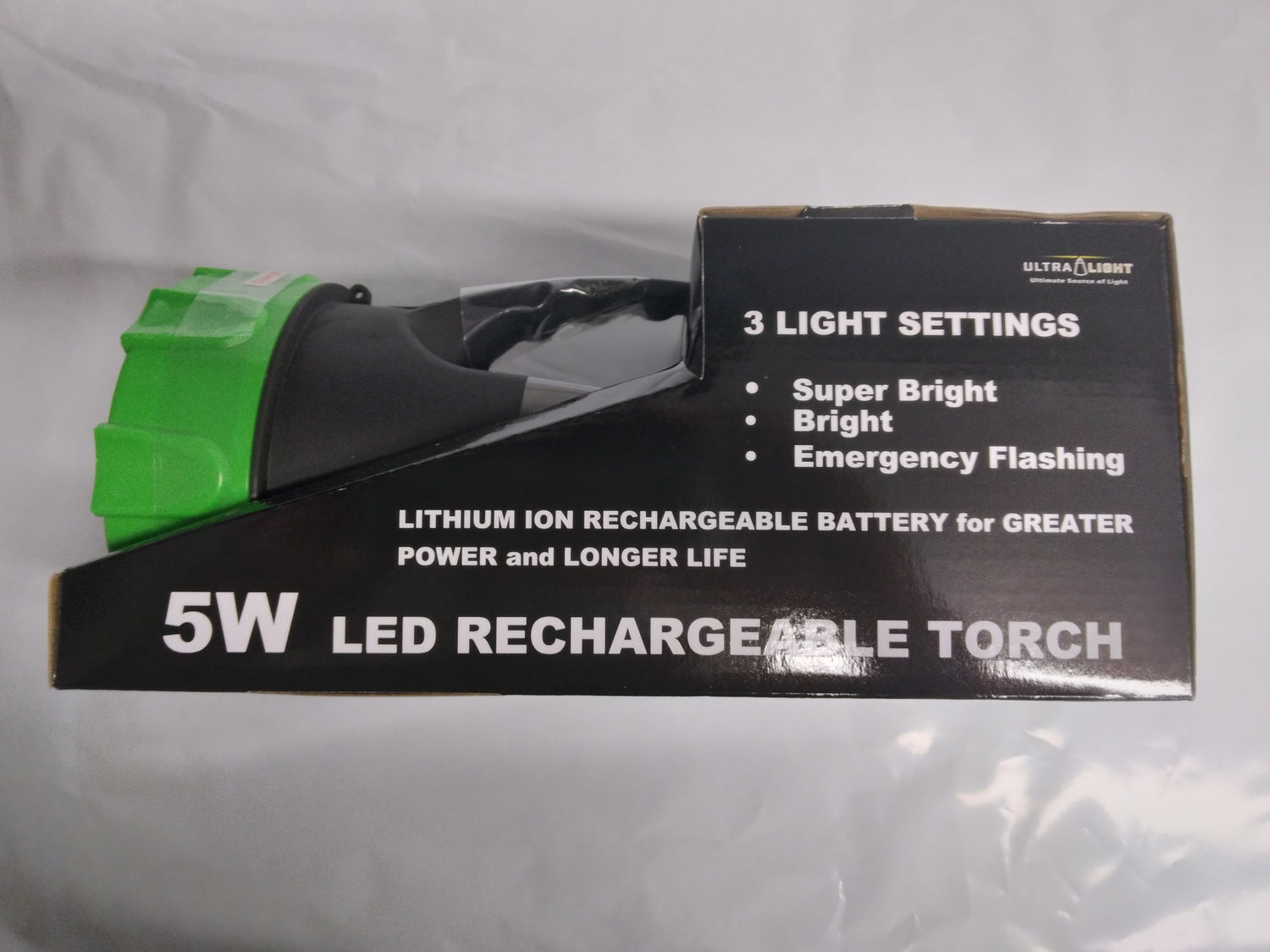 Ultra Light LED 5W Rechargeable Torch