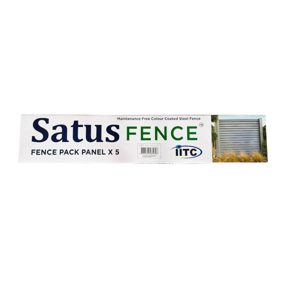 Satus Fence Panel 5-Pack 1.5 X 1.8 G/Wing