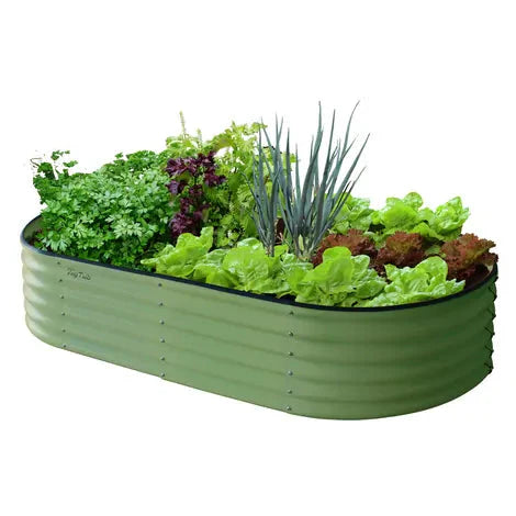 VegTub Modular Metal Raised Bed Kit - Sage Green