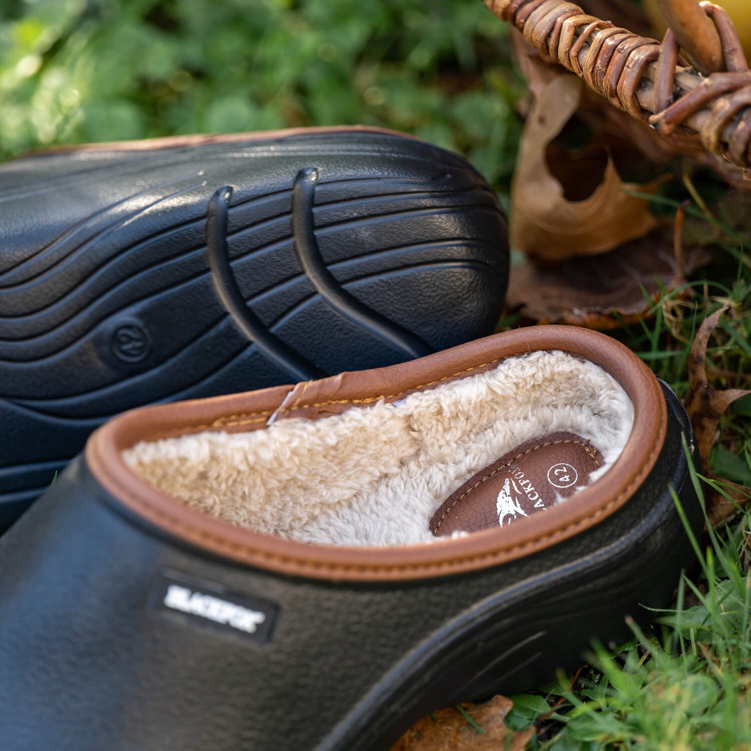 Fur Clogs Sherlow Black