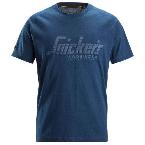 Snickers Logo T-shirt Deep Blue