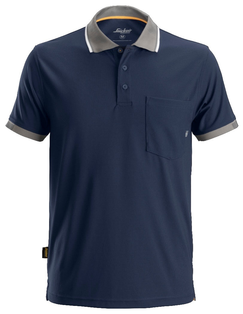 Snickers AllroundWork, 37.5® Tech SS Polo Shirt Navy