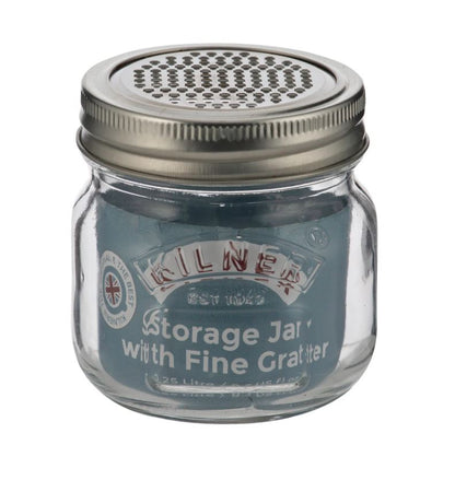 Kilner Storage Jar &amp; Fine Grater Lid 0.25 Litre