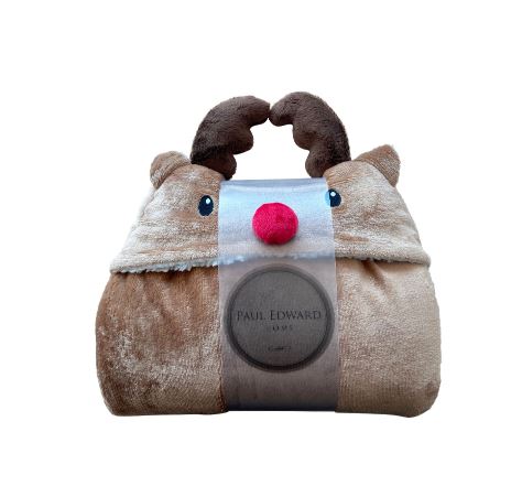 Reindeer Hooded Blanket 85x115cm