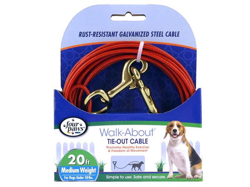 Red Tie Out Cable