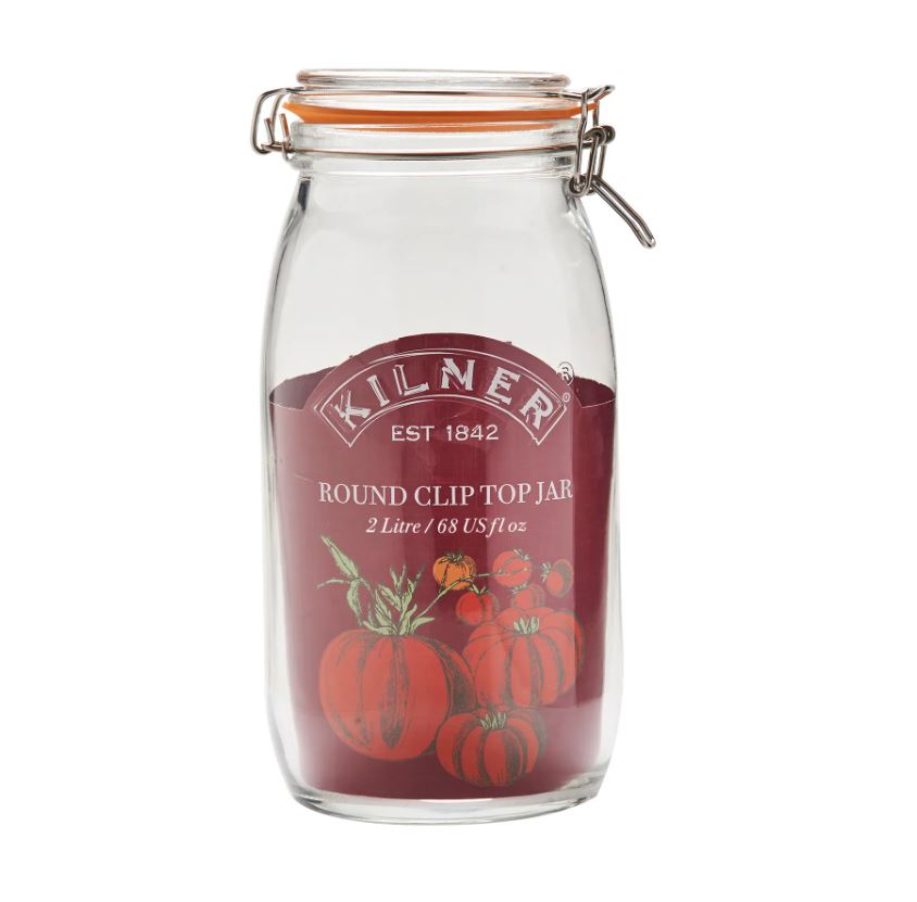 Kilner Clip Top Round Jar 2 Litre