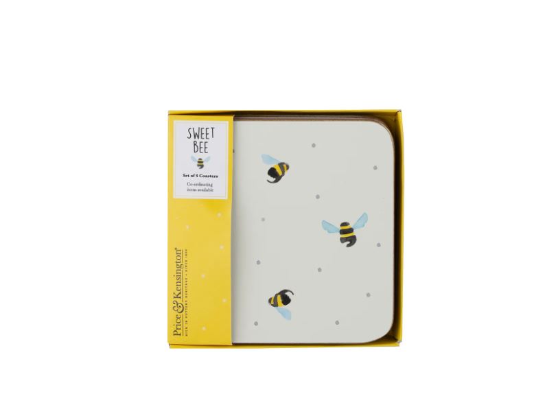 Price &amp; Kensington Sweet Bee Set Of 4 Coasters