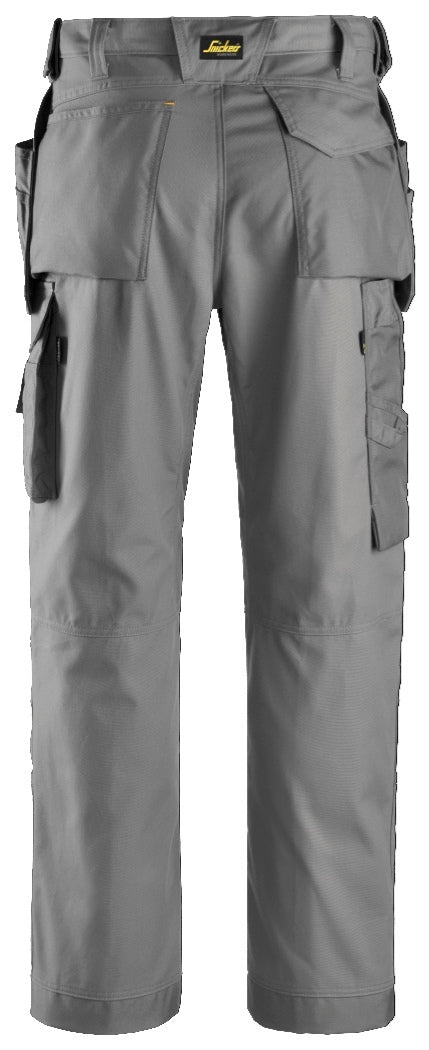 Snickers Canvas+ Craftsmen Trousers 3214 - Grey