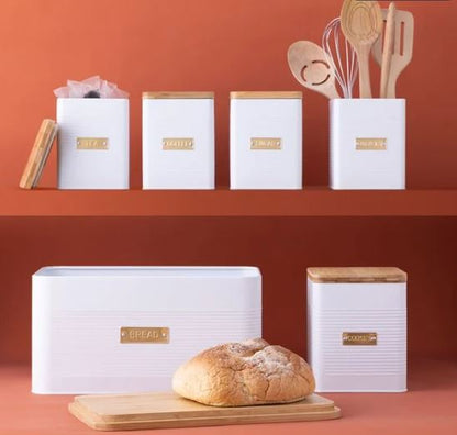 Typhoon Otto Square White Bread Storage