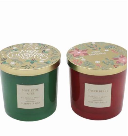 Festive Candle - 2 Assorted (1pc)