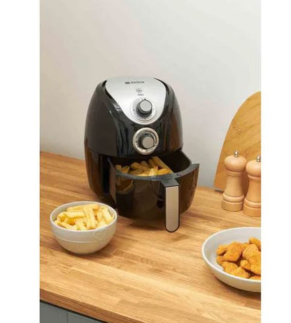 Haden 6L Manual Control Air Fryer - Black And Silver