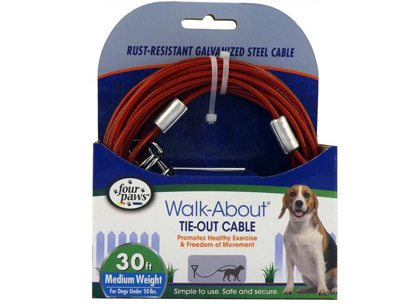 Four paws tie out cable best sale