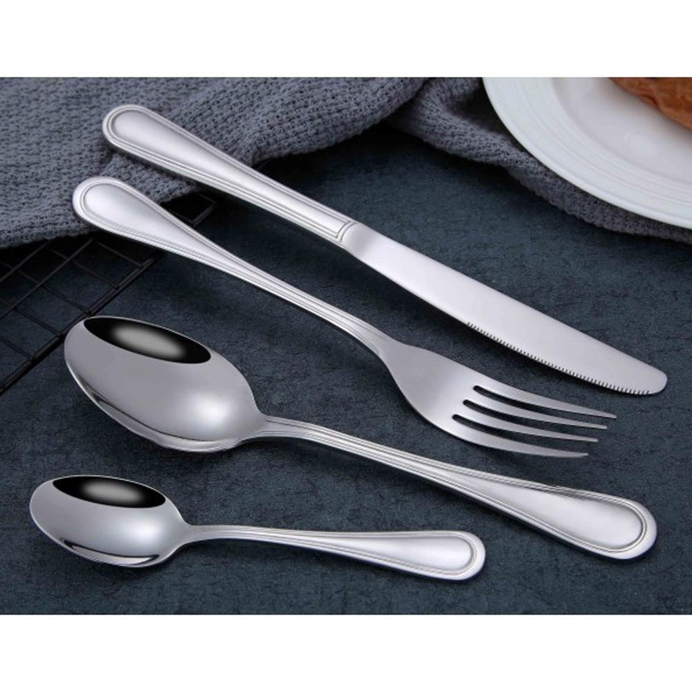 Steelex 16pce Cutlery Set Stainless Steel Heavy Guage