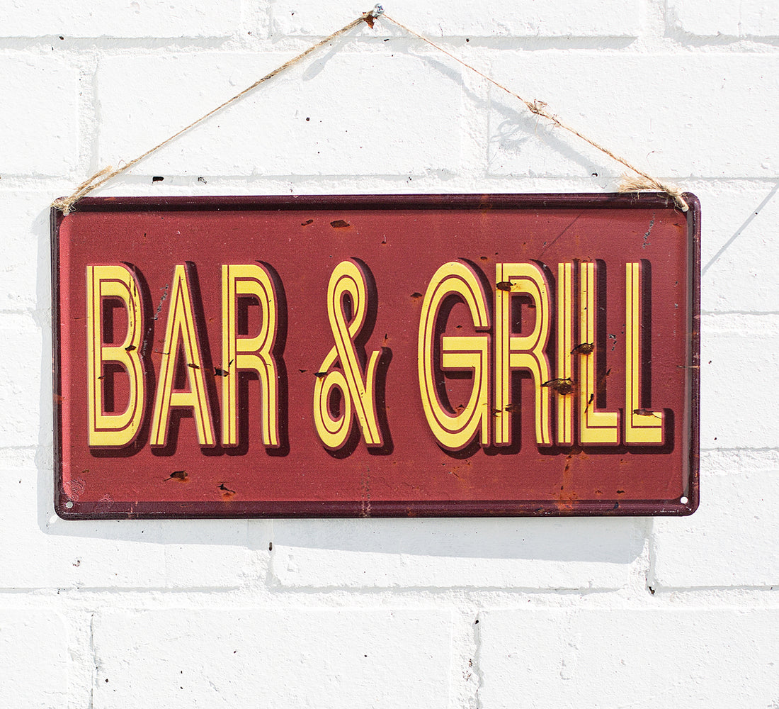 Steel Sign Bar &amp; Grill