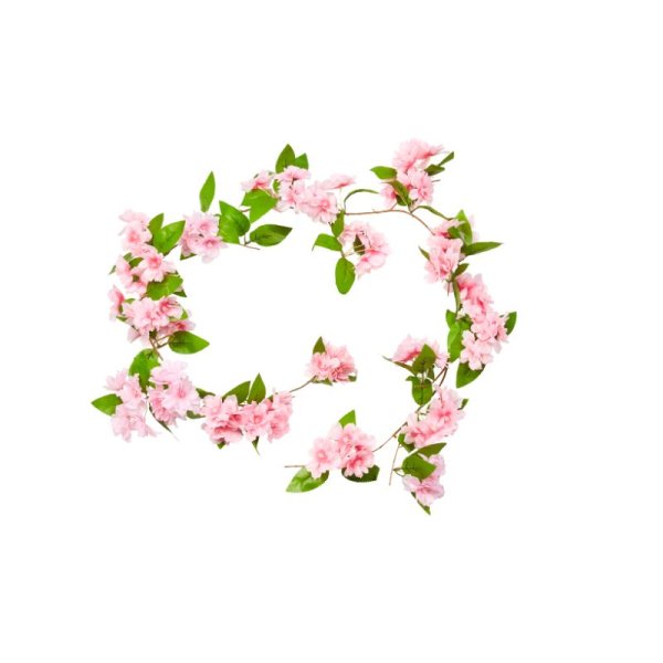 Pink Blossom Faux Flower Garland 180cm