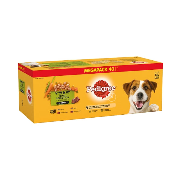 Pedigree Meat Veg 100g Pouch 40 Pack homeland ie