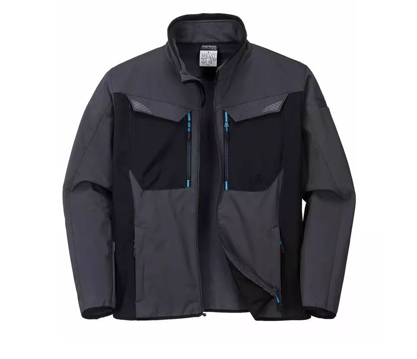 Portwest WX3 Softshell Jacket Metal Grey