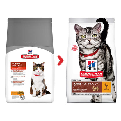 Hills Science Plan Hairball &amp; Indoor Cat Chicken 1.5kg