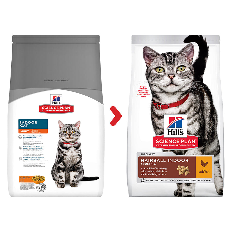 Hills Science Plan Hairball &amp; Indoor Cat Chicken 1.5kg