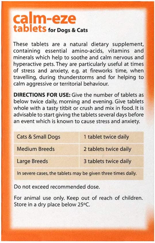 Johnsons Calm Eze Tablets