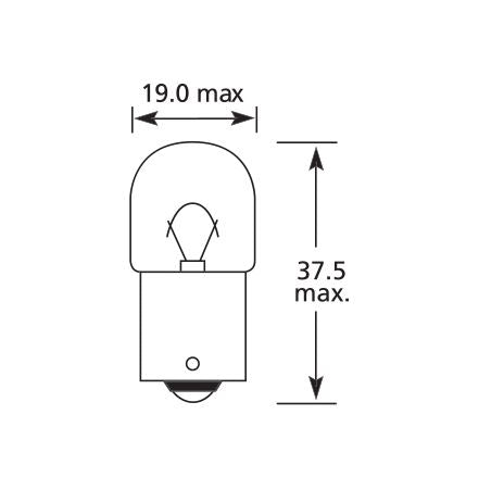 Lucas Side Bulb 12V 5W