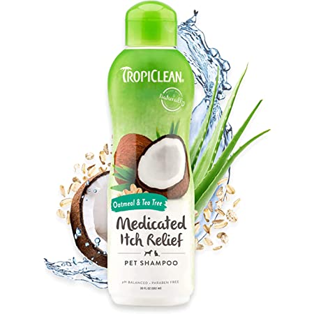 Tropiclean Oatmeal &amp; Tea Tree Medicated Shampoo - 355ml