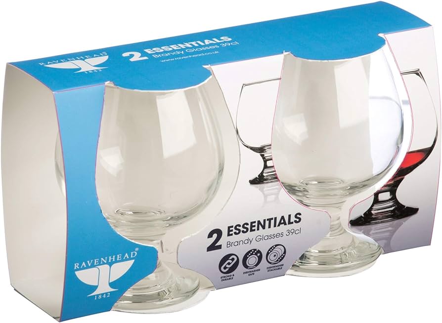 Ravenhead Essentials Sleeve Of 2 Brandy Glasses 39c