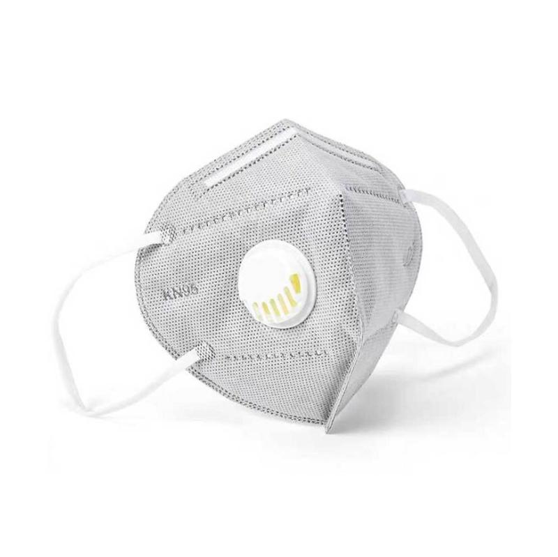 Valved KN95 Face Mask with Earloop - Grey